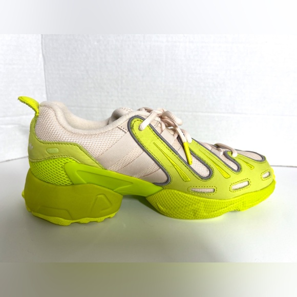 Adidas Gazelle Mens Neon Green/ Linen Sneaker  EE5031 - Picture 5 of 12